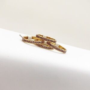 Gold Lavender Eternity Ring #9